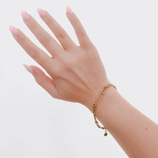 Delicate Destiny Layered Bracelet