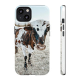 Longhorn Cow iphone Tough Cellphone Case