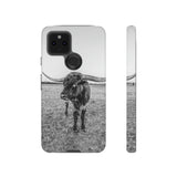 B&W Longhorn Bull Google Pixel Tough Cellphone Case