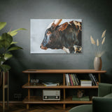 Longhorn Bull Canvas