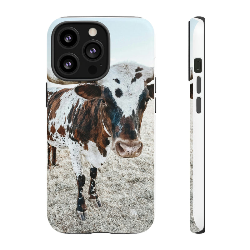 Longhorn Cow iphone Tough Cellphone Case