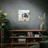 Charlotte The Longhorn Cow Square Canvas