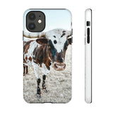 Longhorn Cow iphone Tough Cellphone Case