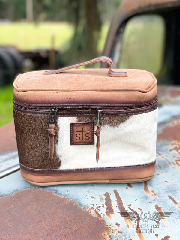 Cowhide Train Case