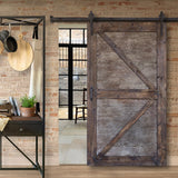 Sliding Barn Door with Rail