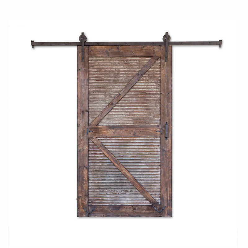 Sliding Barn Door with Rail