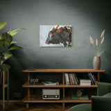 Longhorn Bull Canvas