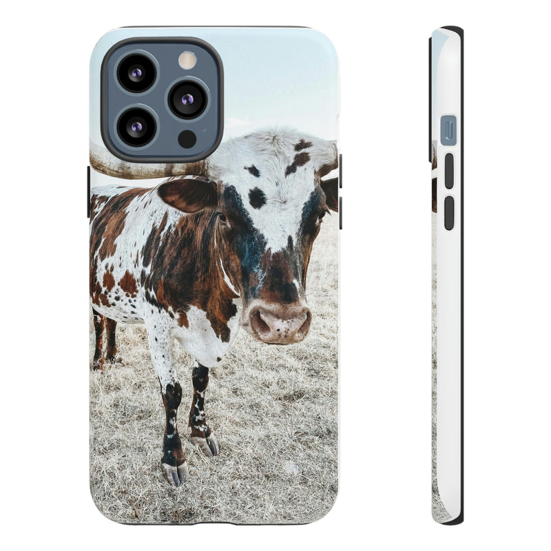 Longhorn Cow iphone Tough Cellphone Case