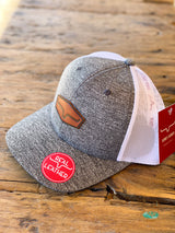 Kimes Heather Grey Box Seat Hat