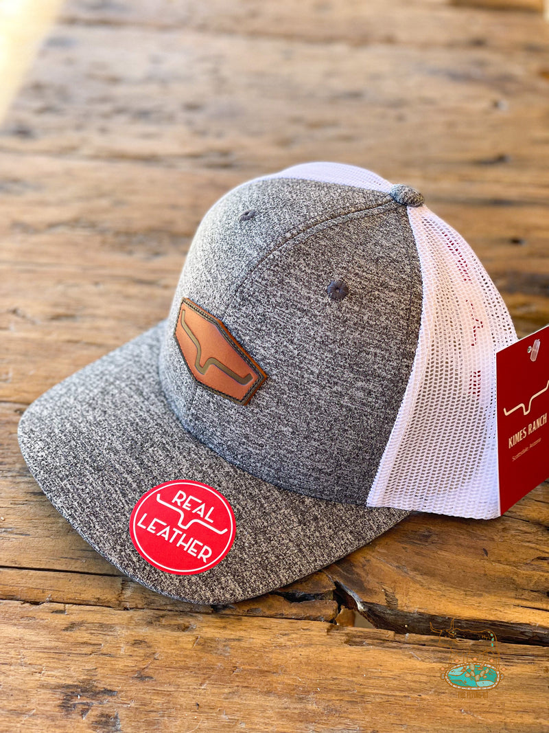 Kimes Heather Grey Box Seat Hat