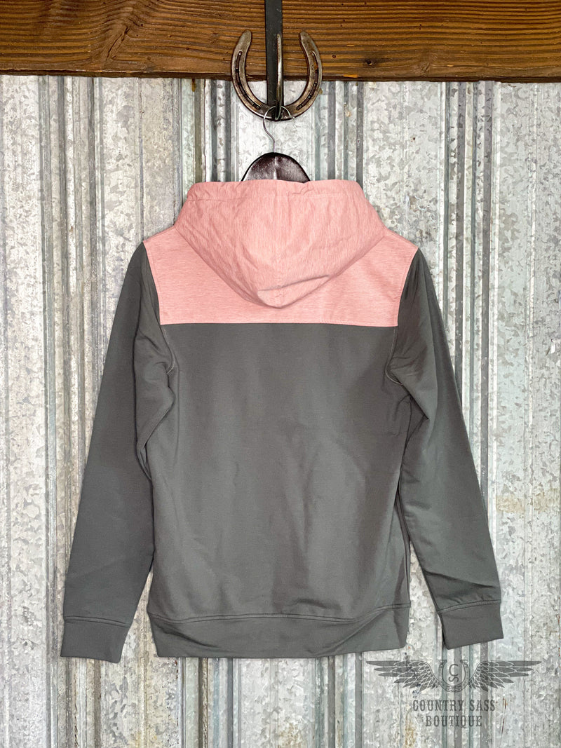 STS Pink & Grey Ryland Hoodie