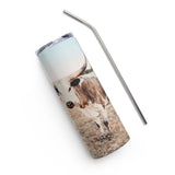 Longhorn Cow Stainless Steel Tumbler