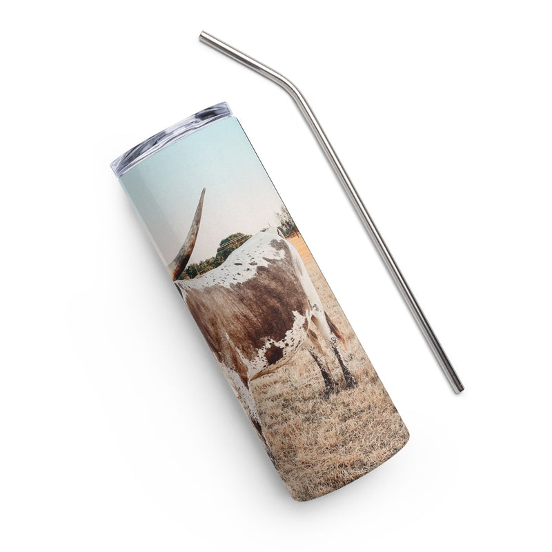 Longhorn Cow Stainless Steel Tumbler