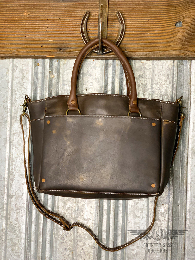 STS Brindle Satchel Purse