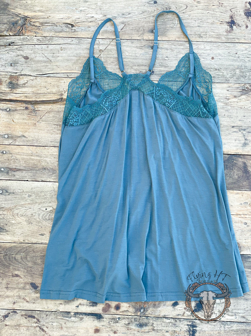 Teal Lauren Cami Tank